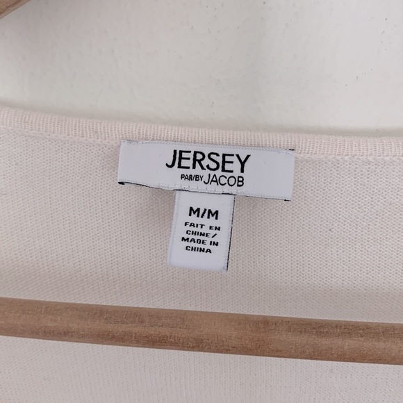 Jersey by Jacob Stripe Sweater - Picture 3 of 10